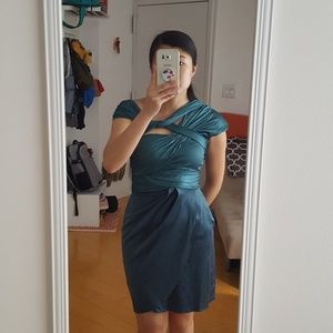 BCBGeneration Emerald Cocktail Dress